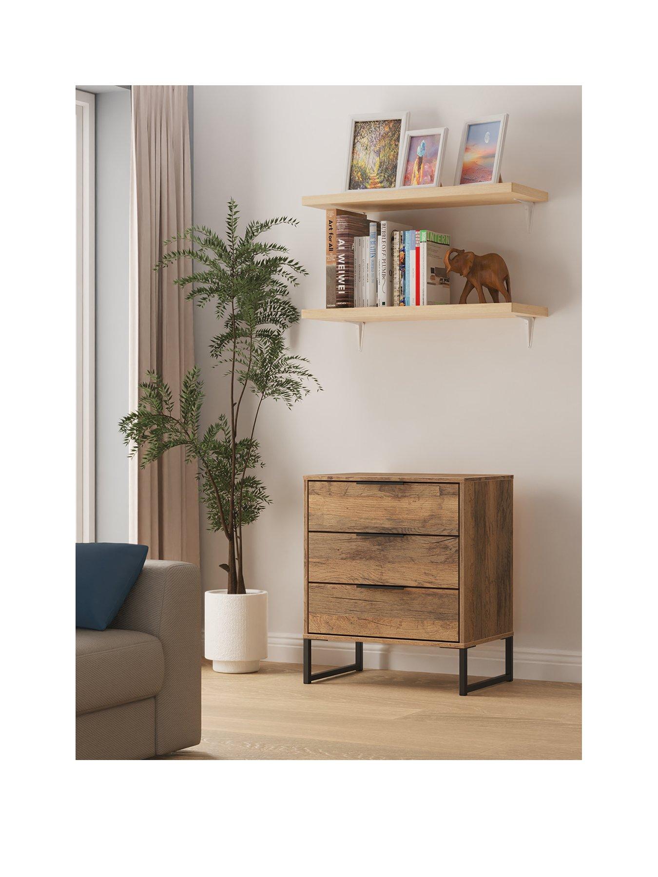 undefined Emerson Ready Assembled 3 drawer chest