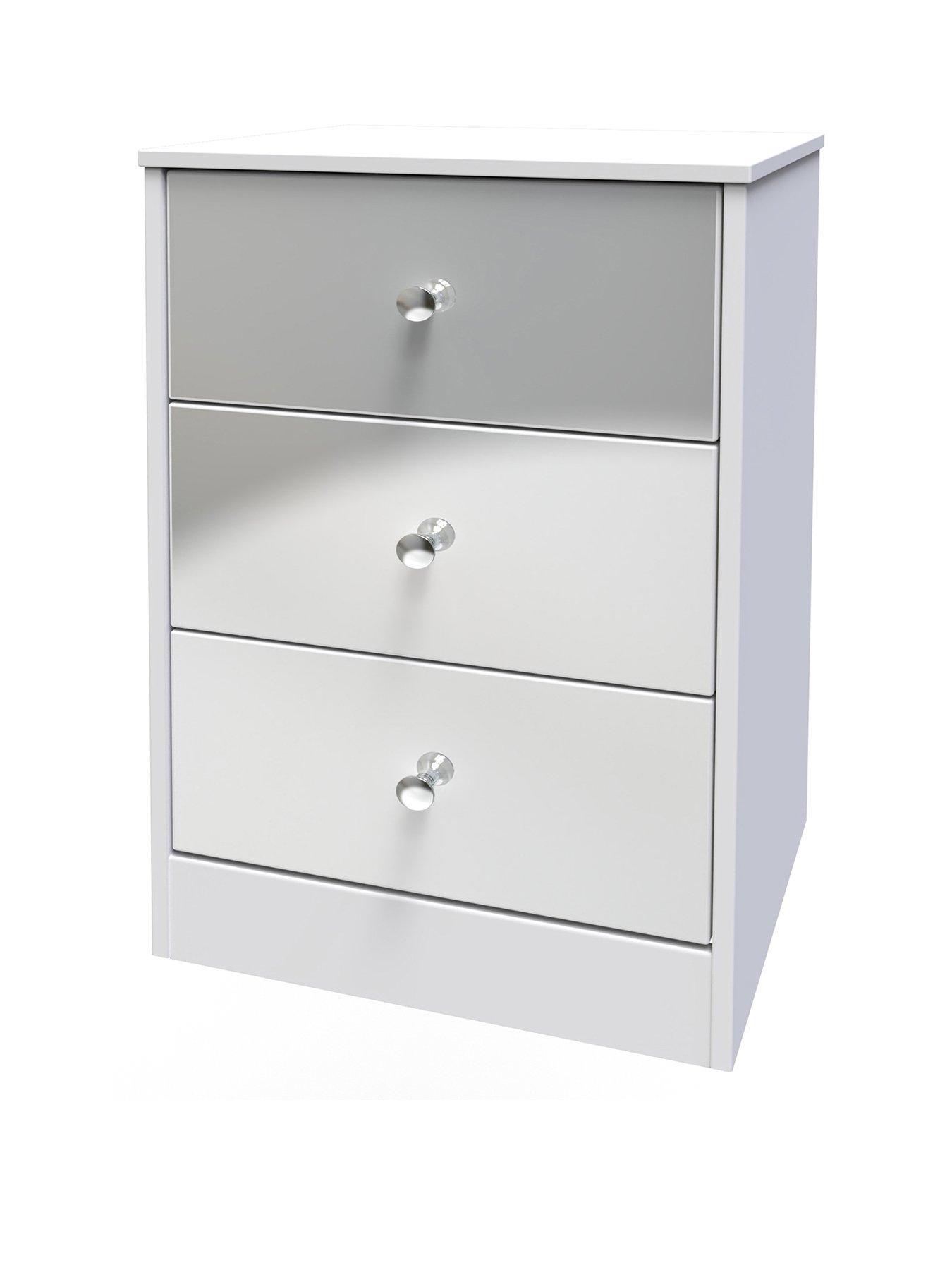 Image 2 of 5 of SWIFT Verity Ready Assembled 3 Drawer Bedside Cabinet