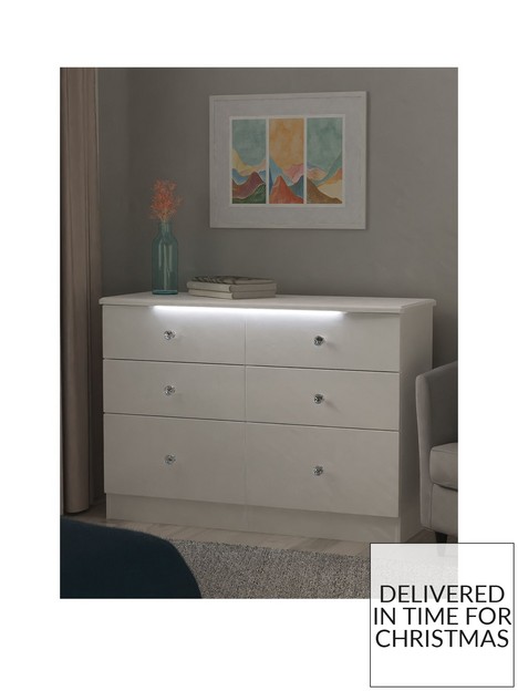 swift-lumiere-ready-assembled-6-drawer-wide-chest-with-led-lights