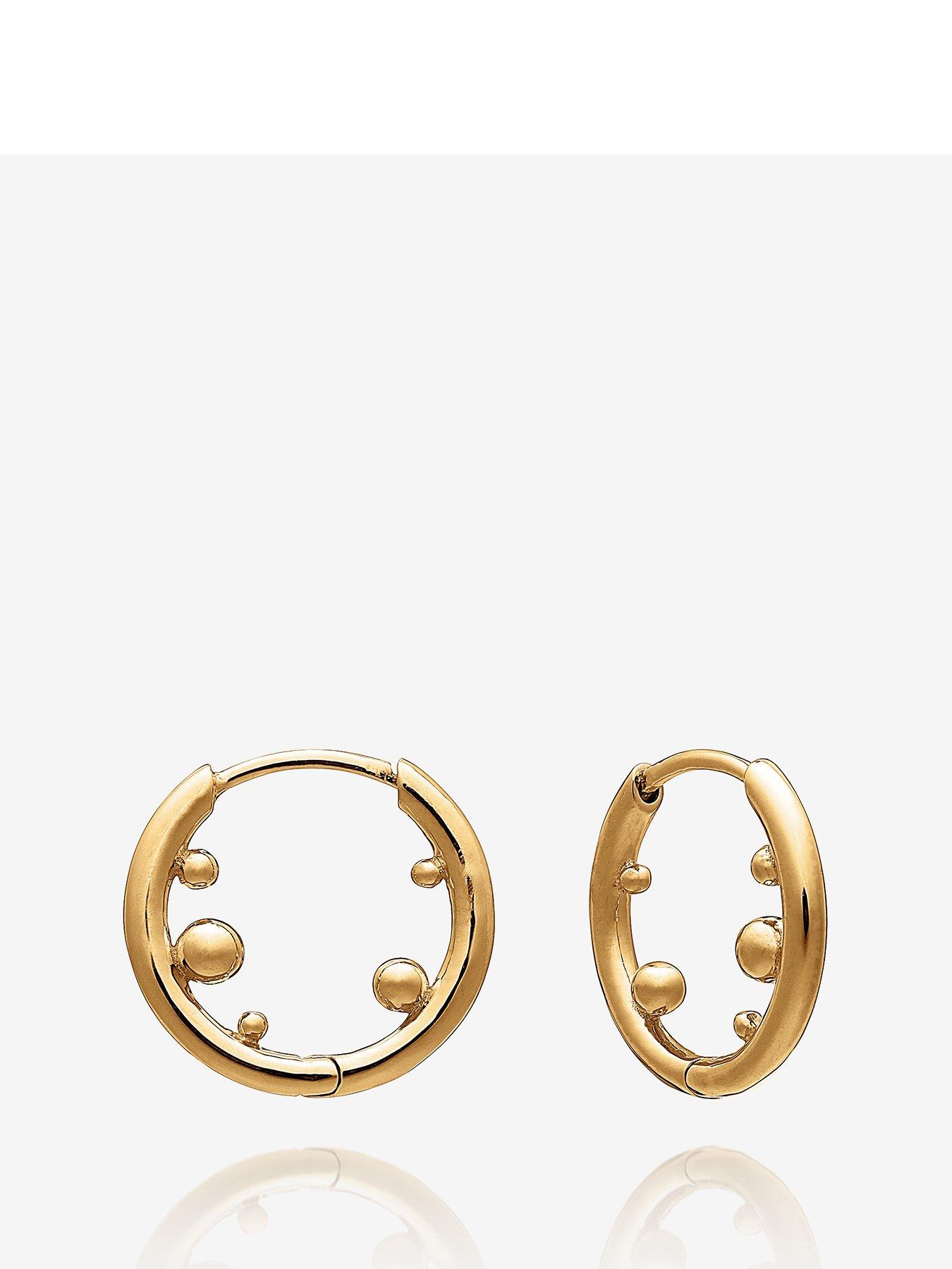 undefined Stellar Orb Huggie Hoop Earrings