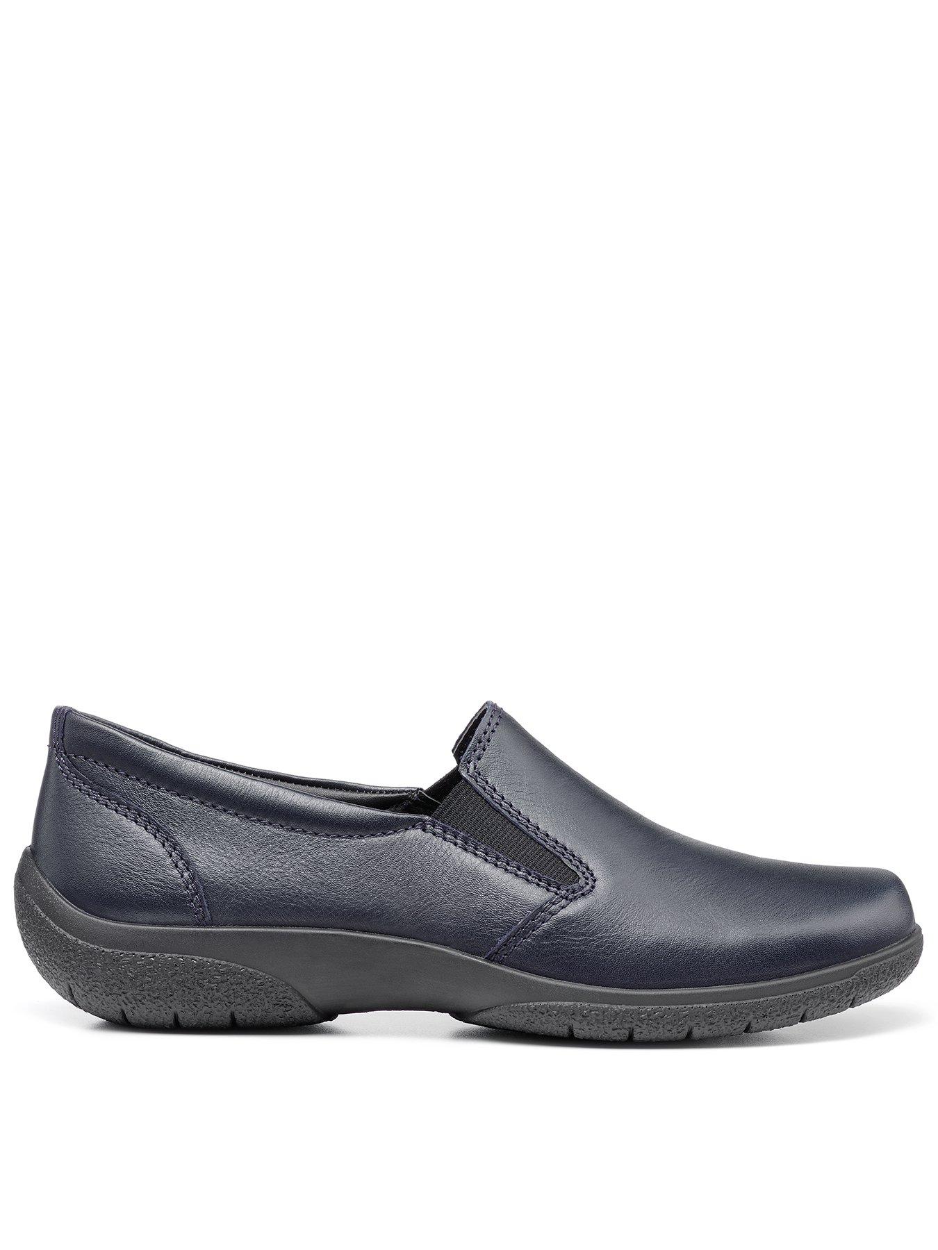 undefined Glove II Wide Fitting Leather Casual Shoes - Navy