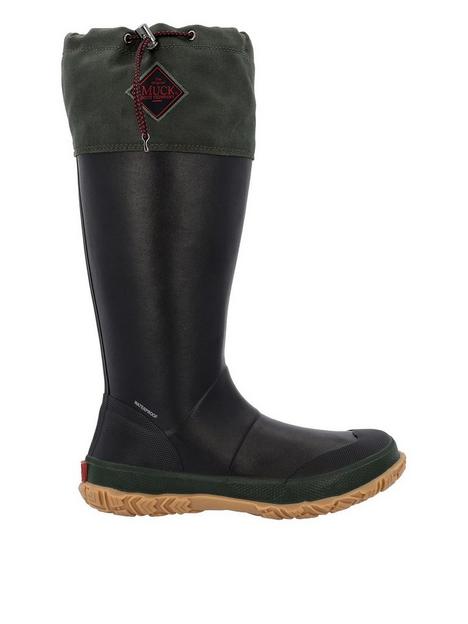 muck-boots-muckboot-forager-tall-waxed-wellie-black