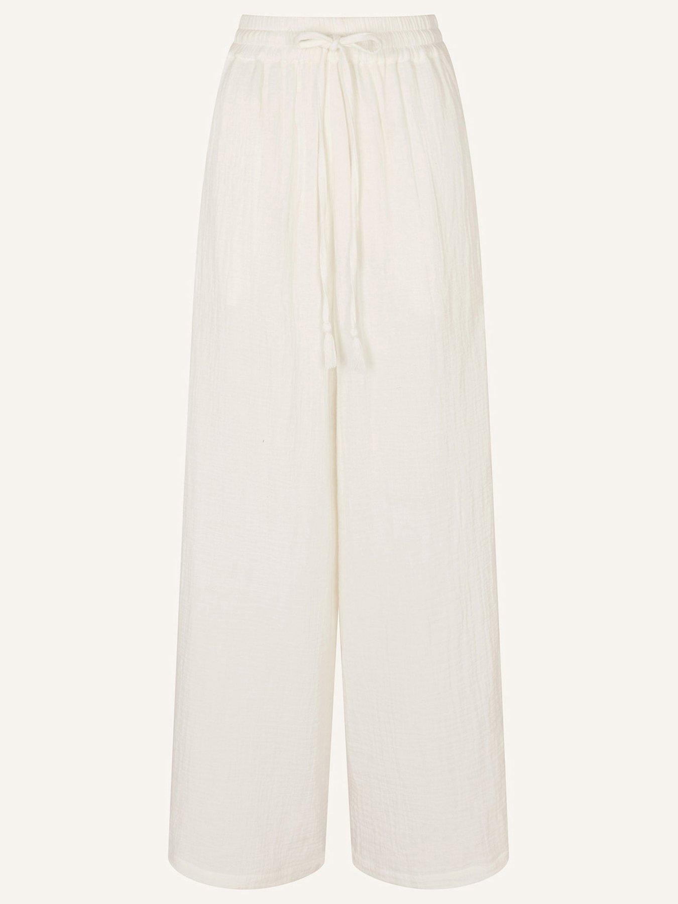 Cotton beach shop trousers uk