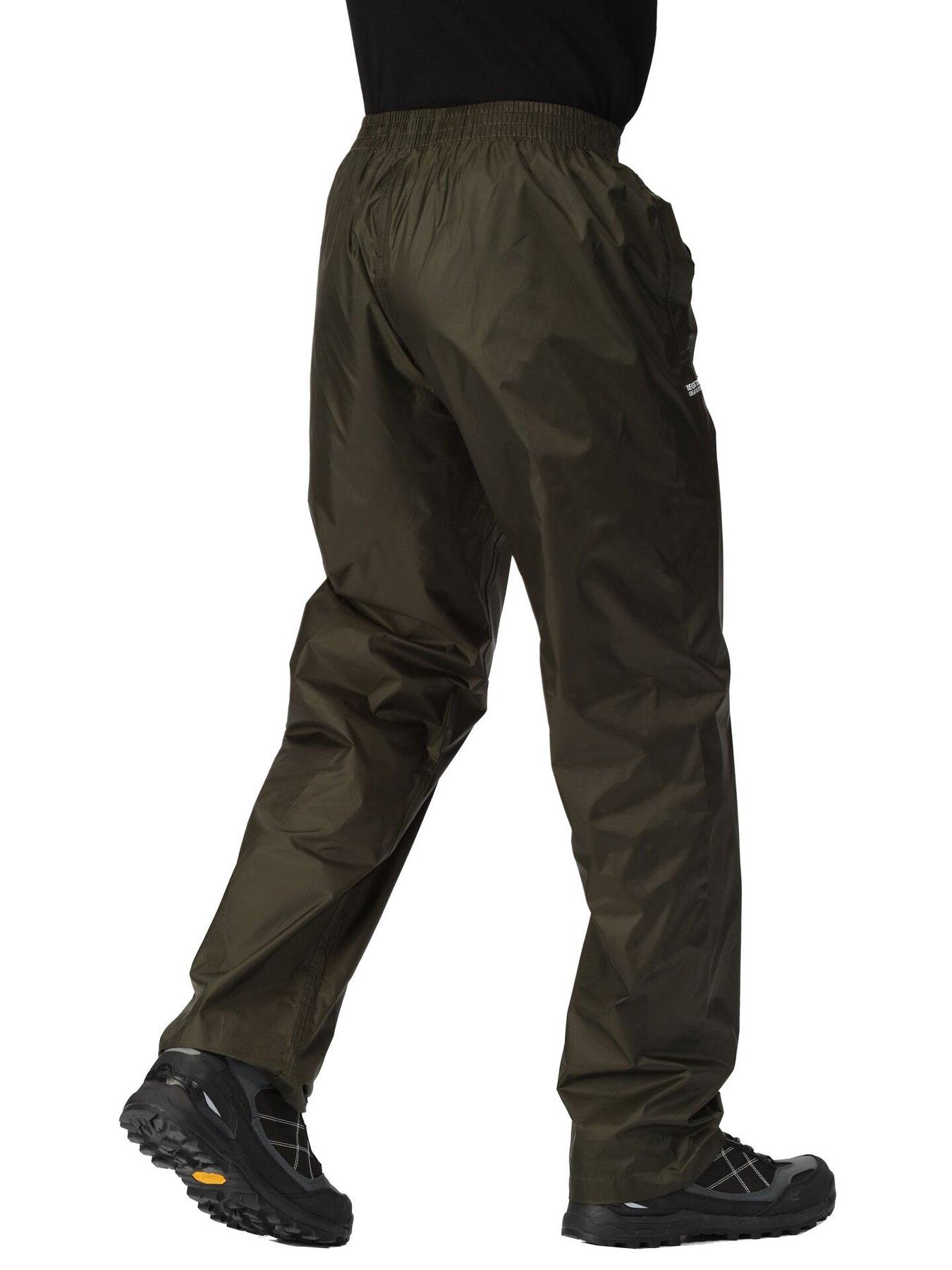 Regatta Packit Over Trousers Khaki Very.co.uk