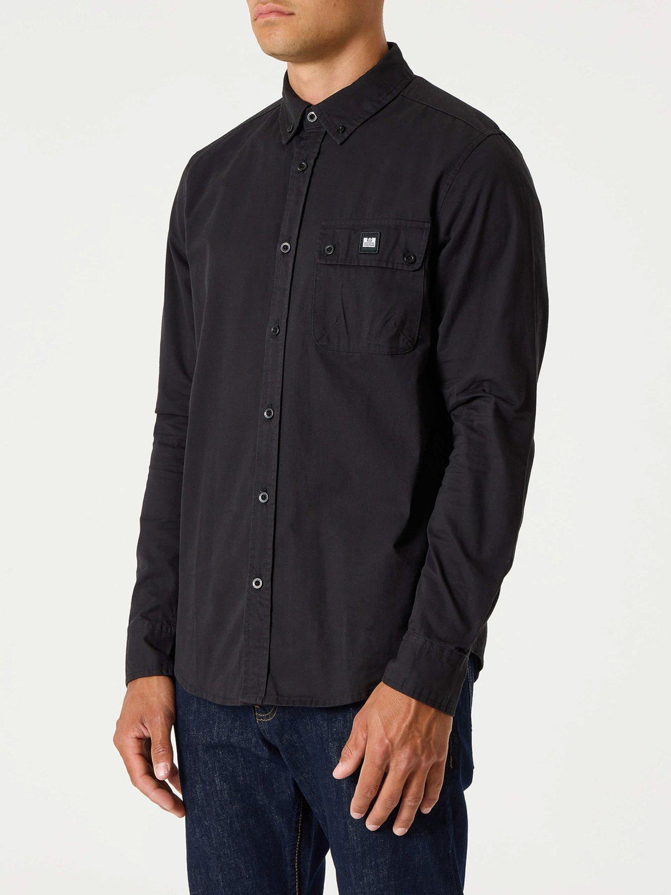 weekend-offender-postiano-casual-front-pocket-shirt-black