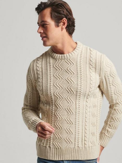 superdry-jacob-cable-knit-crew-jumper-cream