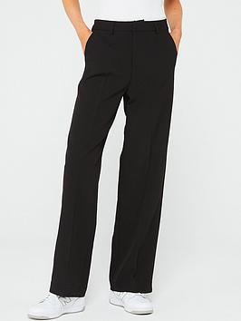 only lana-berry straight leg trousers - black