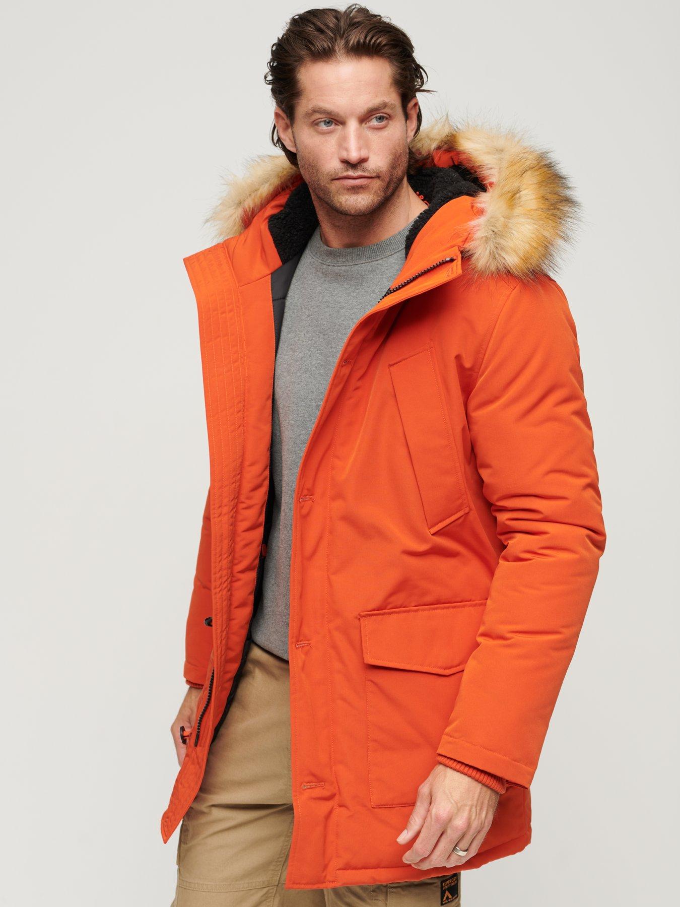 Orange parkas hot sale