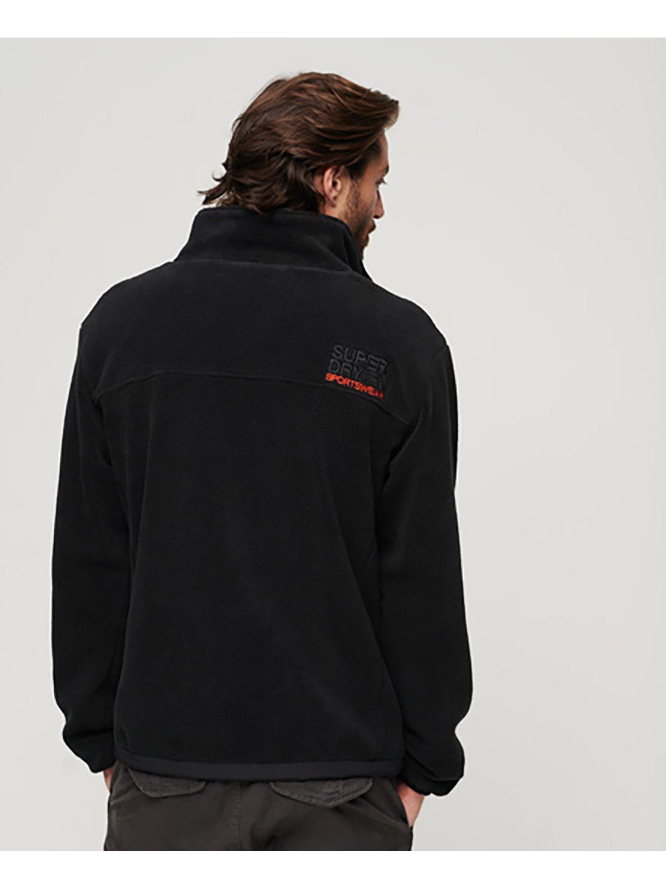 Superdry Code Fleece Tracker Jacket - Black