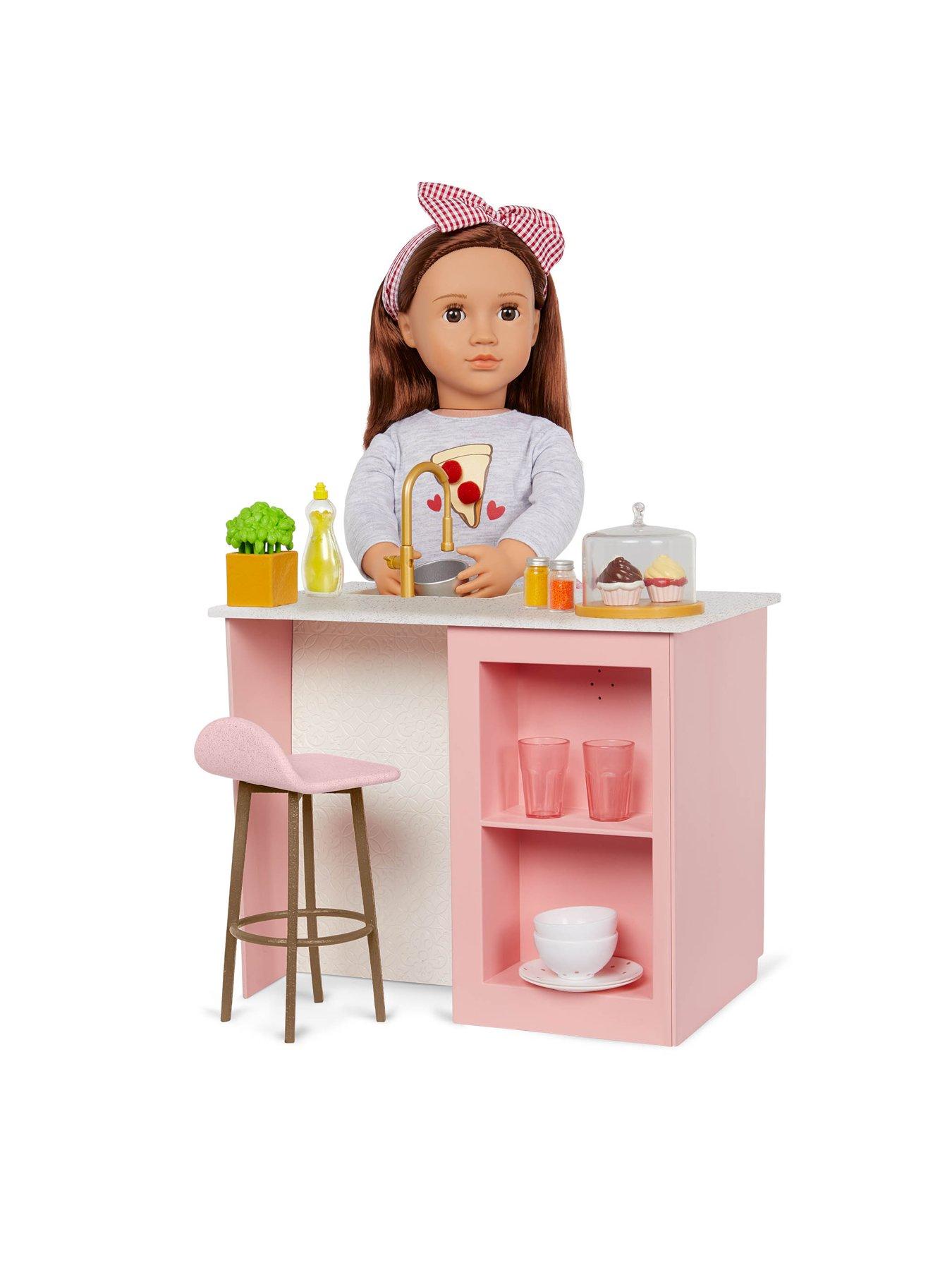 Our Generation Cooking Island 46cm Doll Kitchen Playset Very