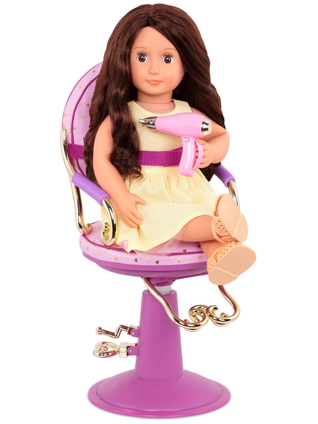 Our Generation Sitting Pretty 46 cm Doll Salon Chair Very