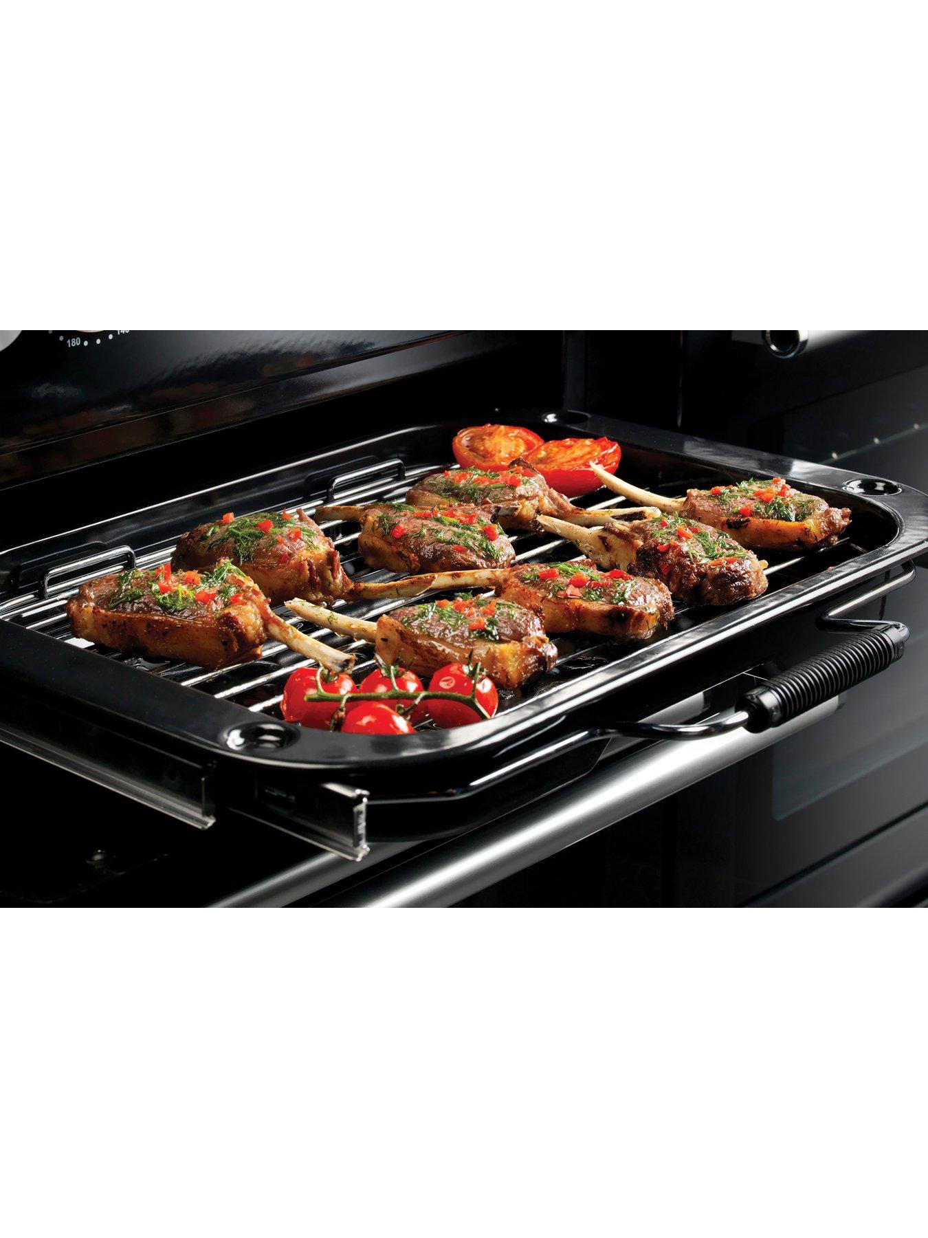 Image 2 of 3 of Rangemaster Professional Deluxe PDL90EISS/C 90cm Wide&nbsp;Electric Range Cooker with Induction Hob - Stainless Steel / Chrome - A/A Rated