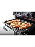  image of rangemaster-classic-deluxe-cdl110eiblc-110cm-widenbspelectric-range-cooker-with-induction-hob-black-chrome-aa-rated