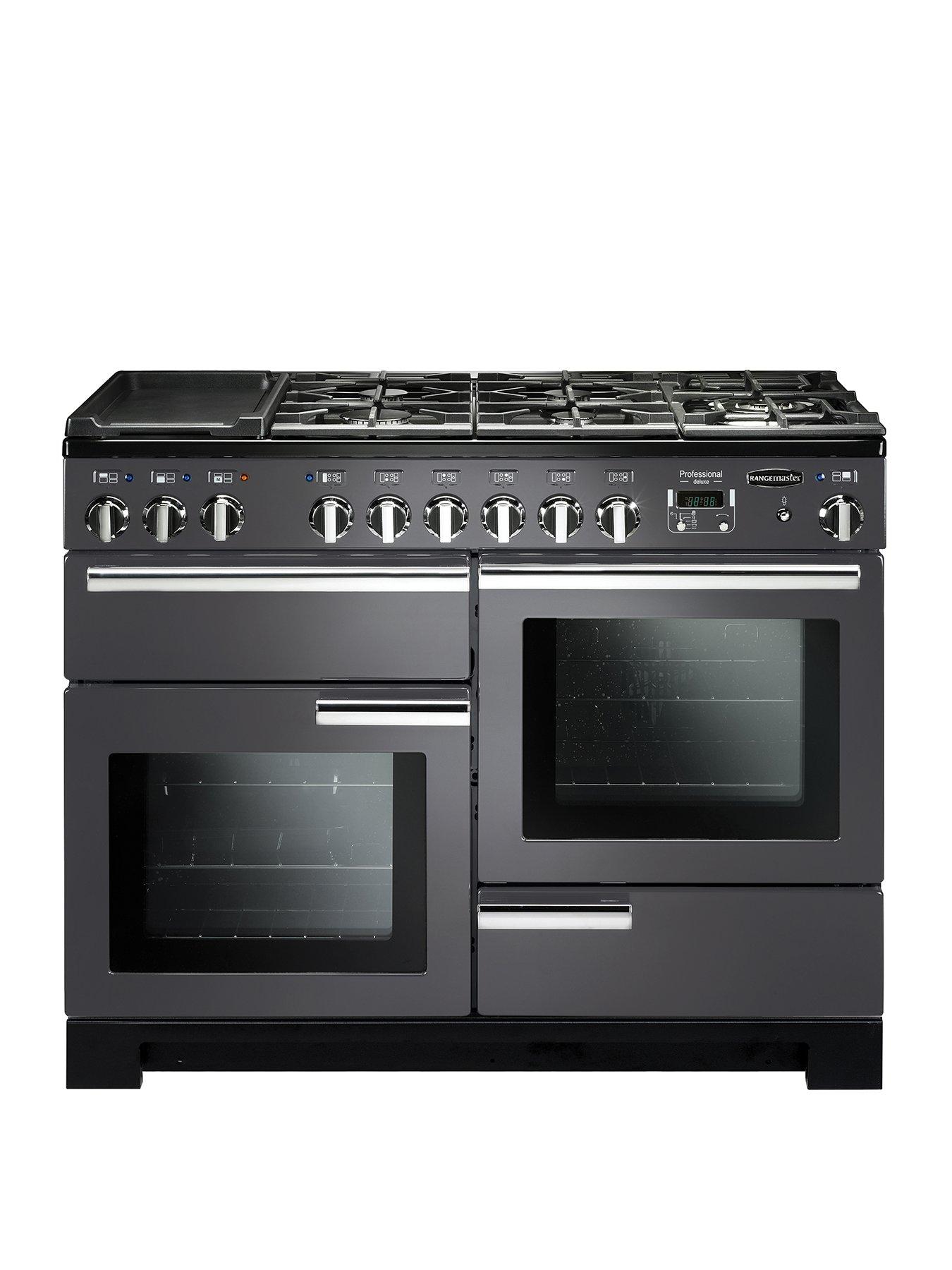 Appliances Range Cookers Dual Fuel Ceramic Hobs Grey Very