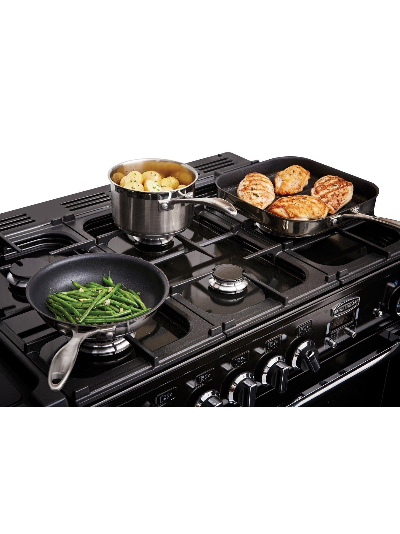 Rangemaster Professional Deluxe PDL110DFFSL/C 110cm Dual Fuel Range