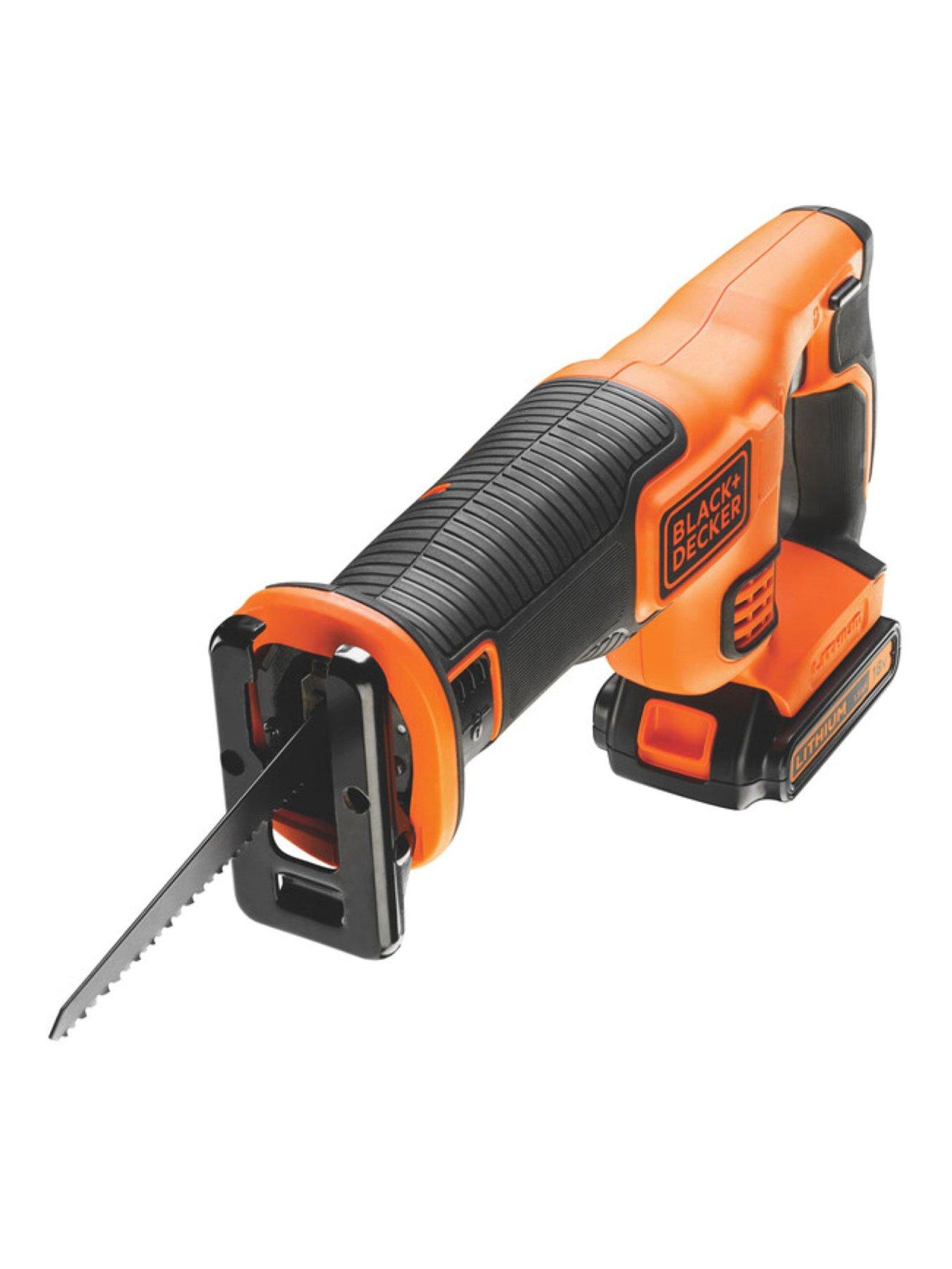 Image 2 of 6 of Black & Decker 18V Recip Saw + 1x 1.5Ah battery, 1 blade, 400mA Charger, carton