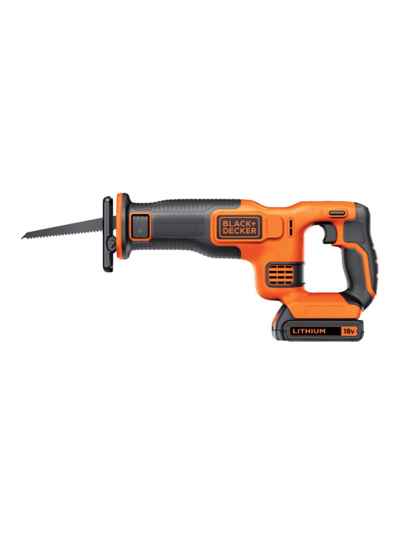 Image 4 of 6 of Black & Decker 18V Recip Saw + 1x 1.5Ah battery, 1 blade, 400mA Charger, carton