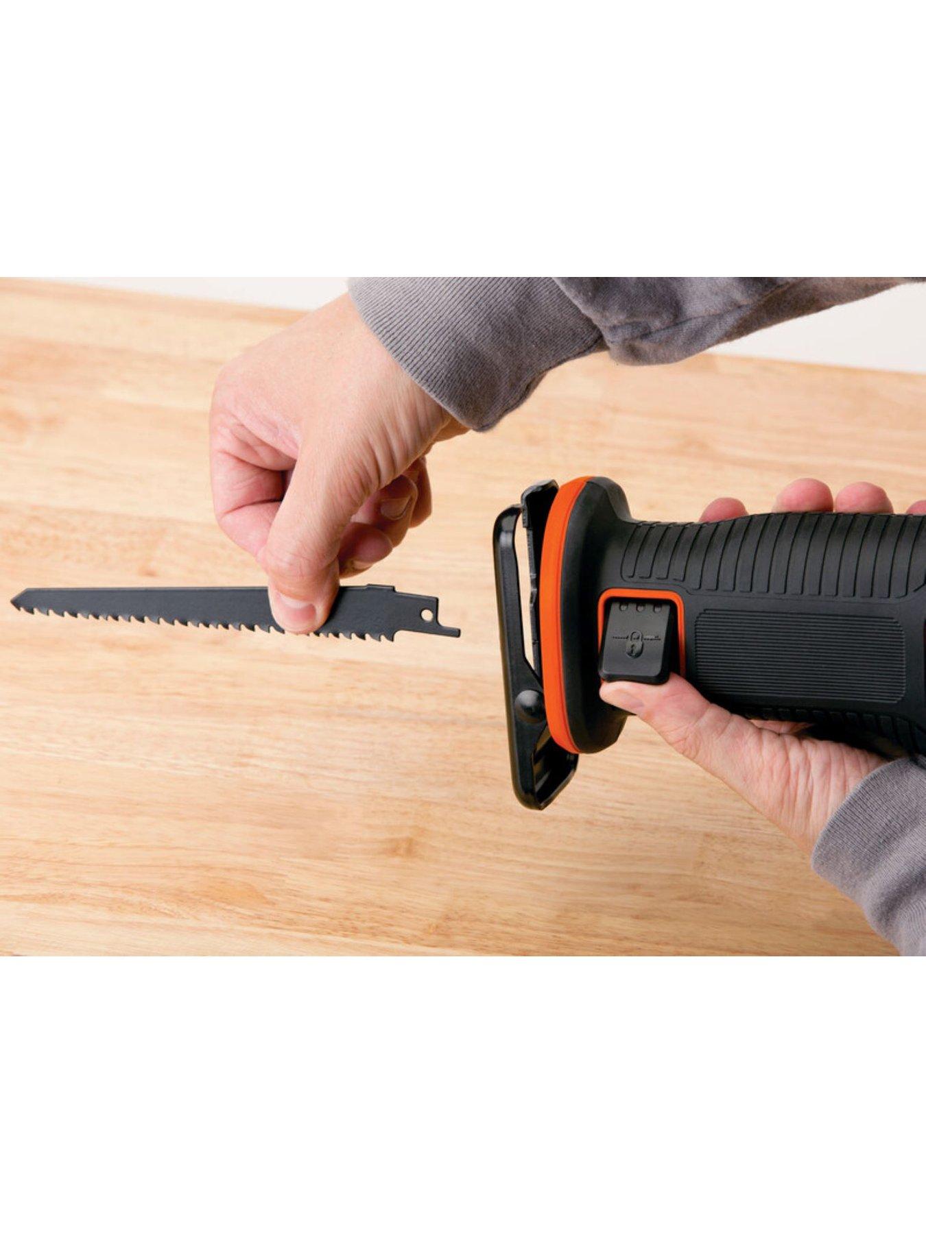 Image 5 of 6 of Black & Decker 18V Recip Saw + 1x 1.5Ah battery, 1 blade, 400mA Charger, carton