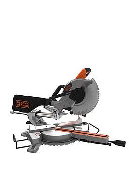 Product photograph of Black Decker 1600w 216mm Single Bevel Mitre Saw from very.co.uk