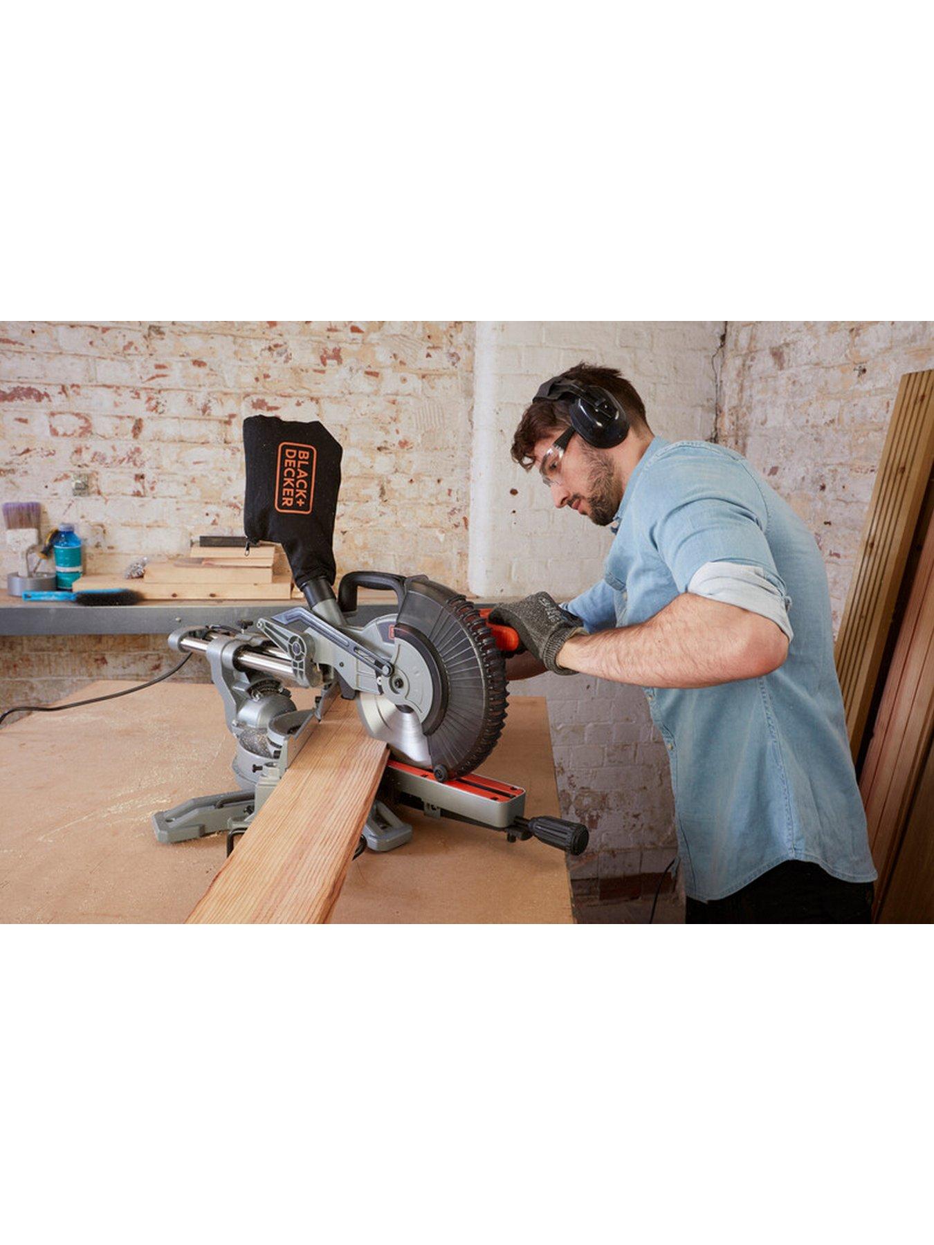 Black & Decker 1600W, 216mm Single Bevel Mitre Saw | Very.co.uk