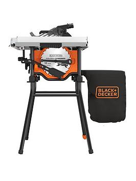 Product photograph of Black Decker 1800w 250mm Table Saw from very.co.uk