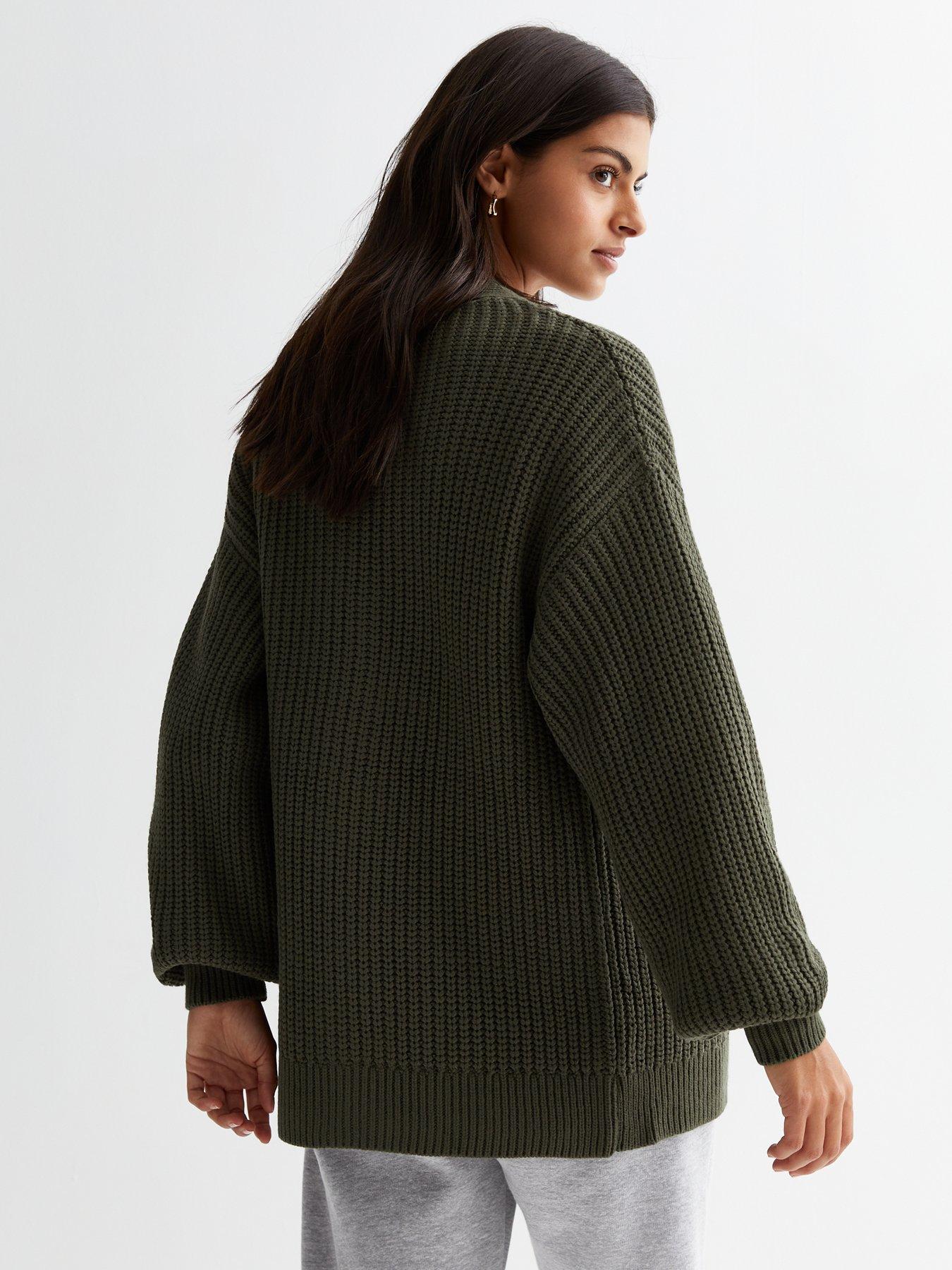 New look khaki clearance cardigan