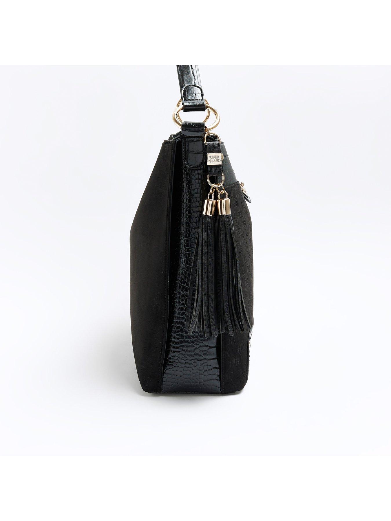 River Island Oversized Embossed Slouch Bag Very