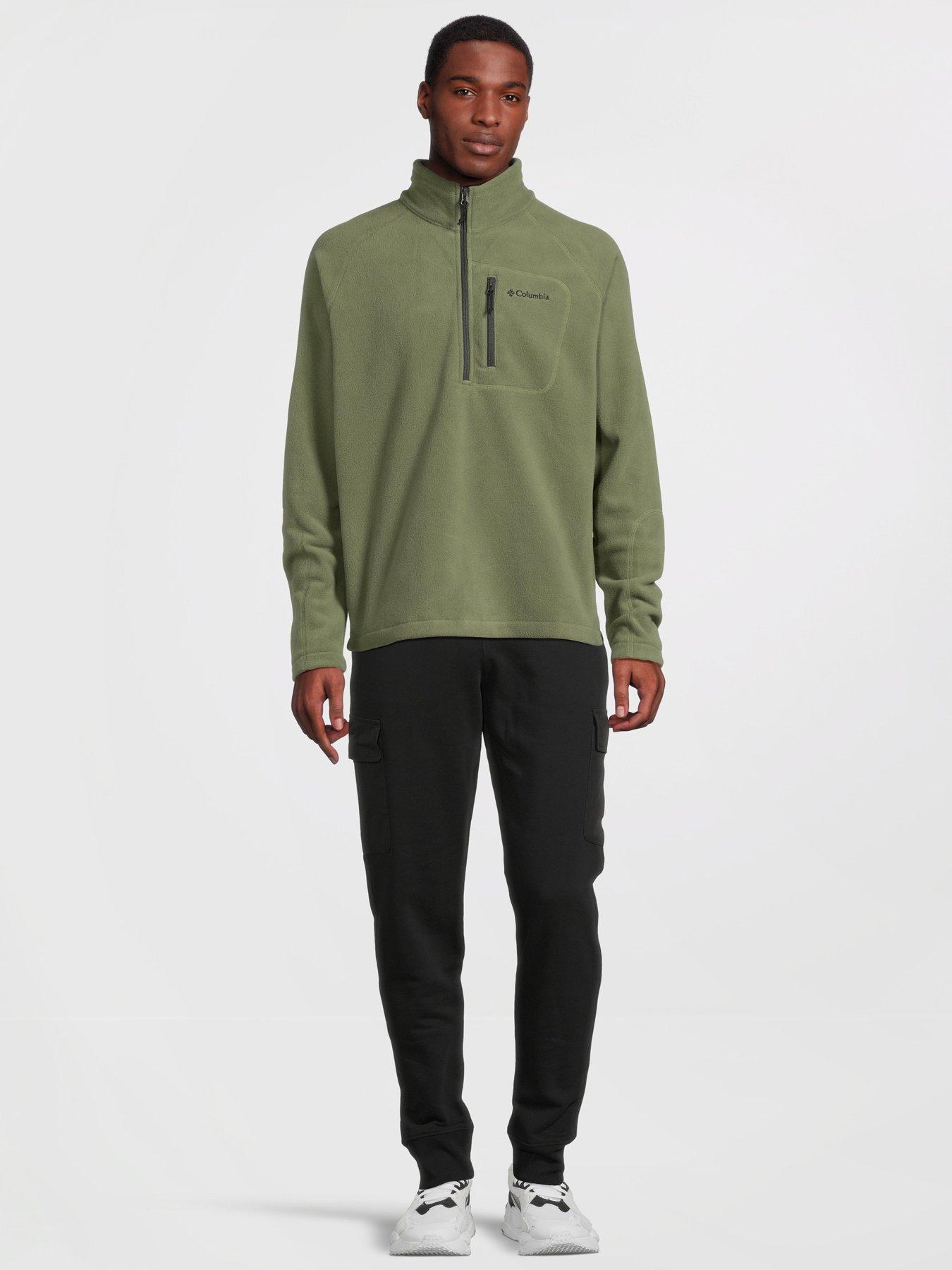 Green half clearance zip fleece