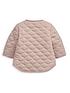  image of mamas-papas-baby-girls-quilted-jacket-pink