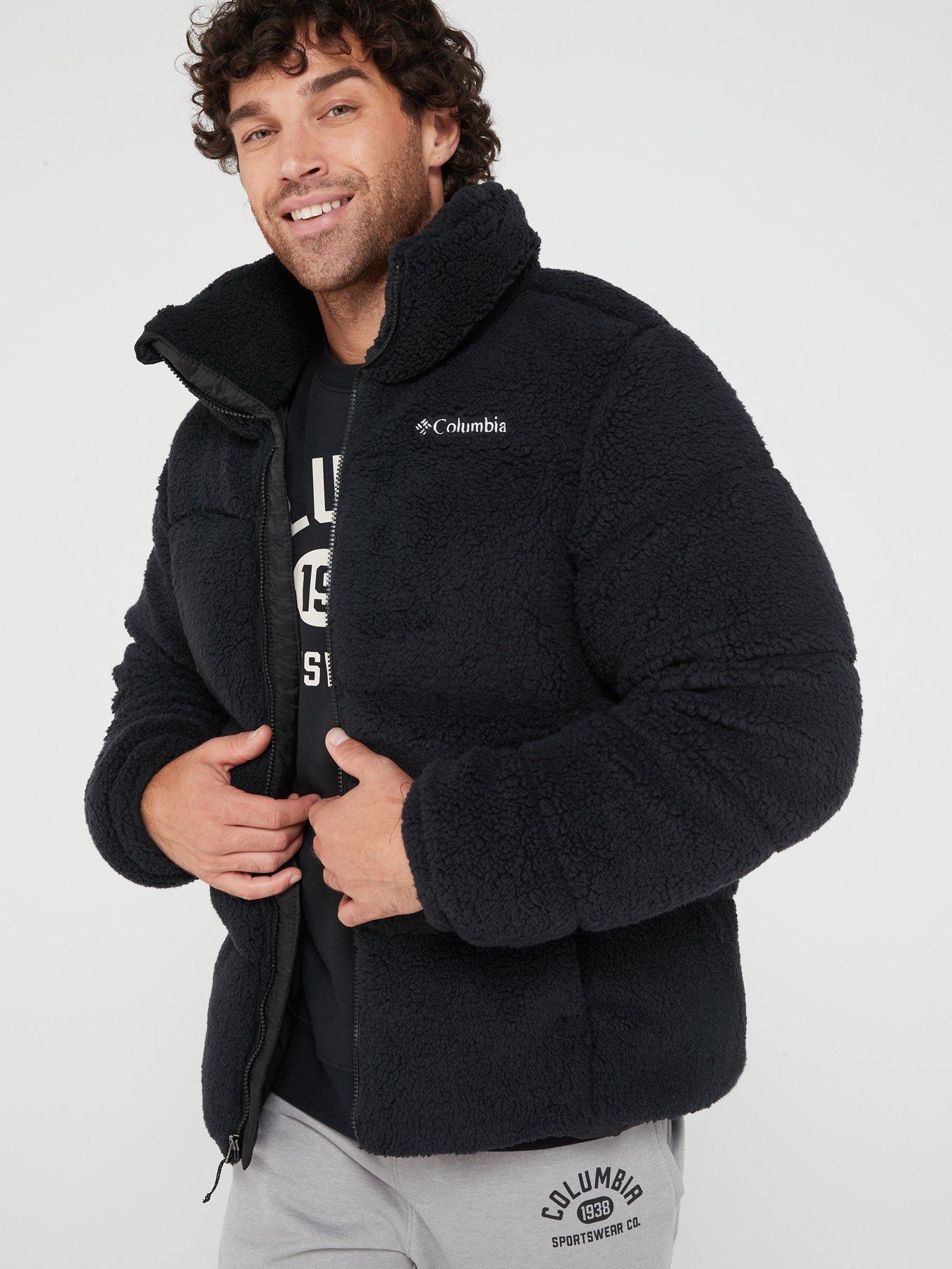 Men s Puffect Sherpa Jacket Black