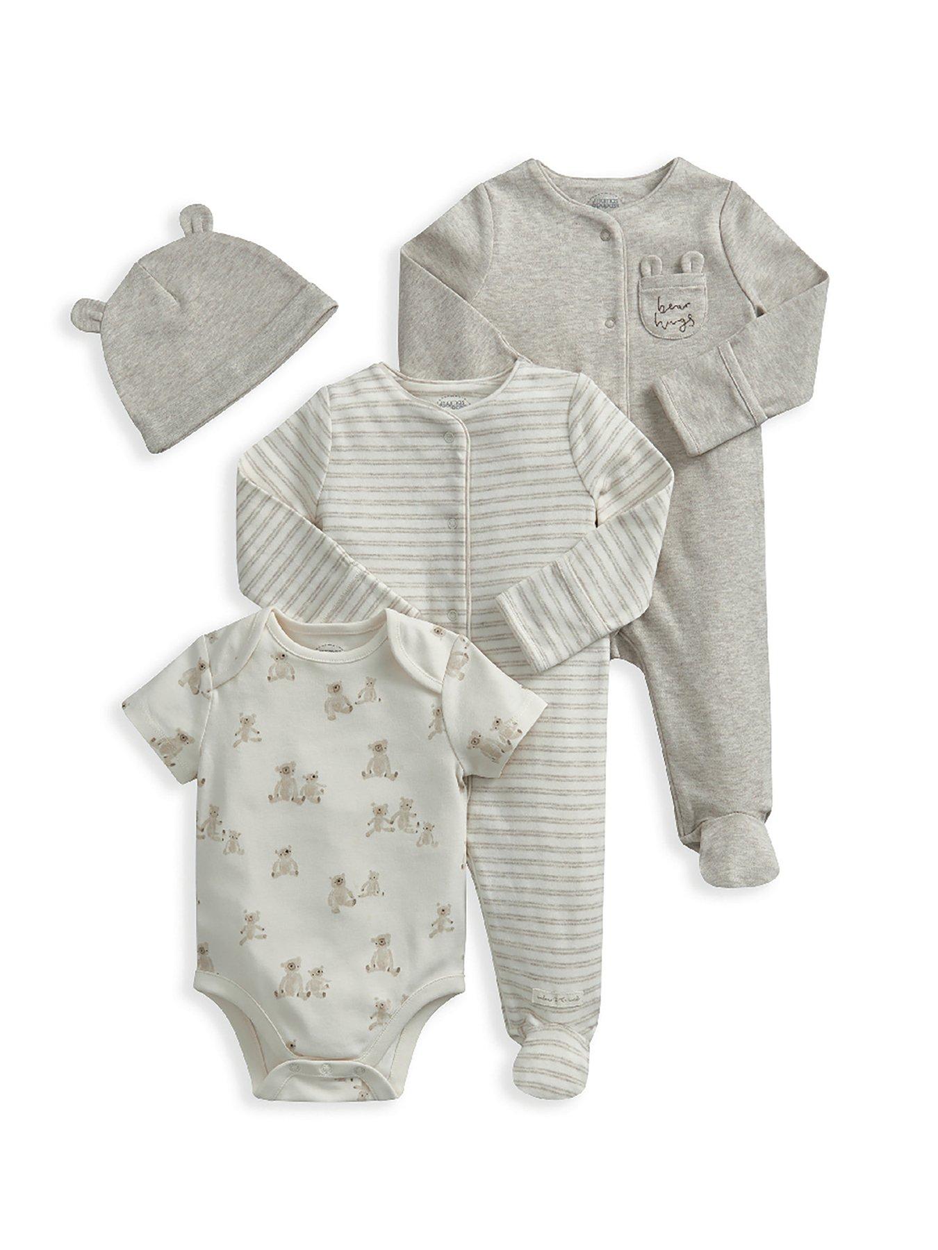 Unisex baby best sale sleepsuits uk