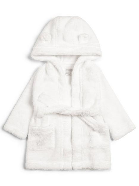 mamas-papas-unisex-baby-dressing-gown-white