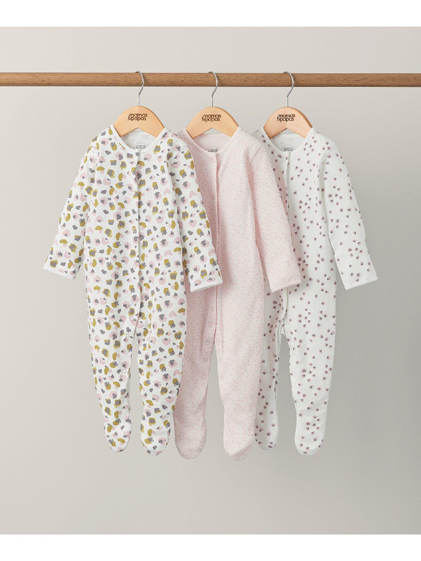 Baby girl sleepsuits sales uk