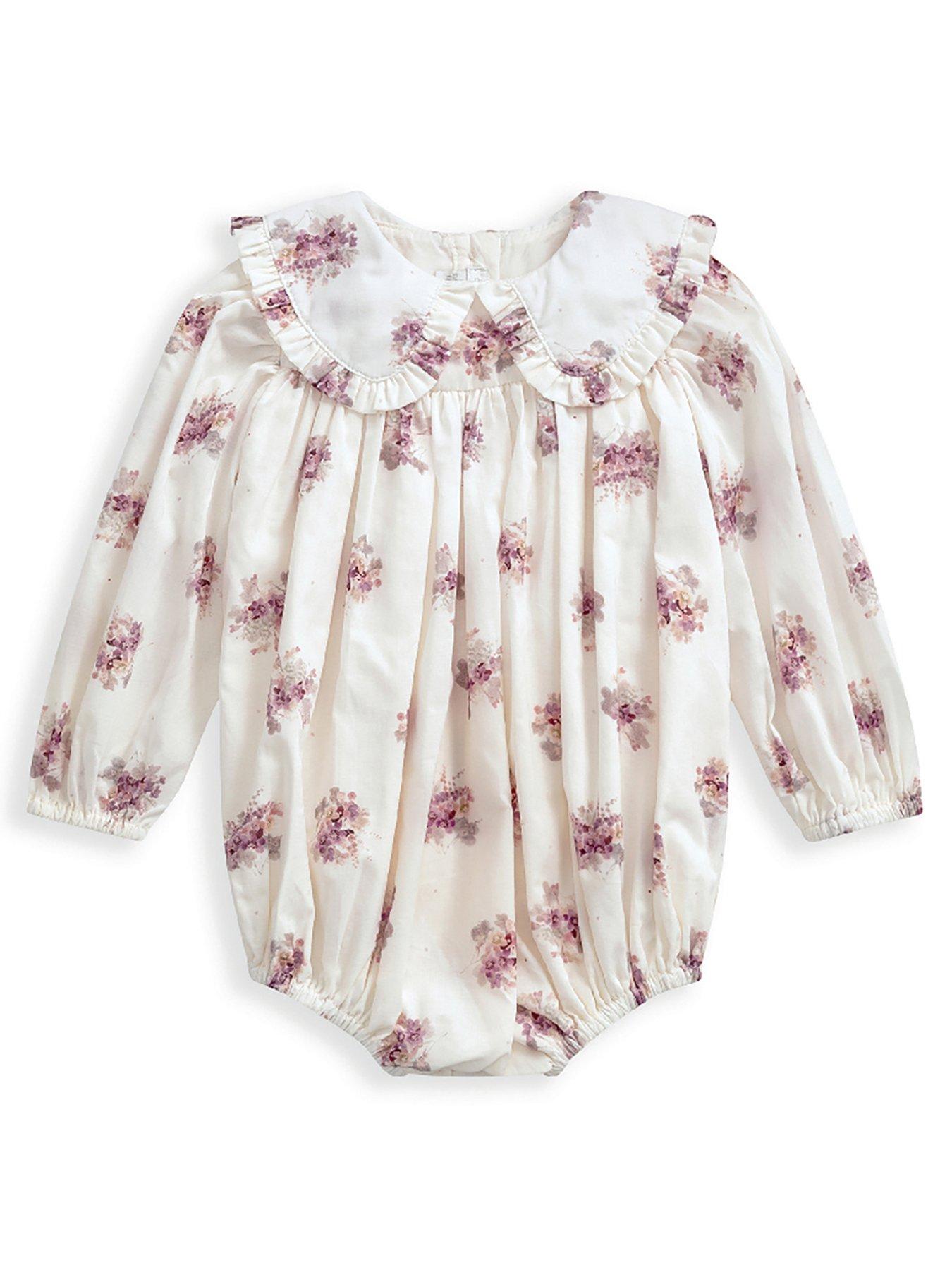 Floral sales baby romper