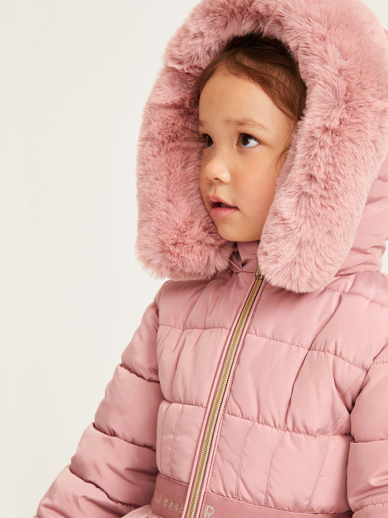 Ted baker store baby pink coat