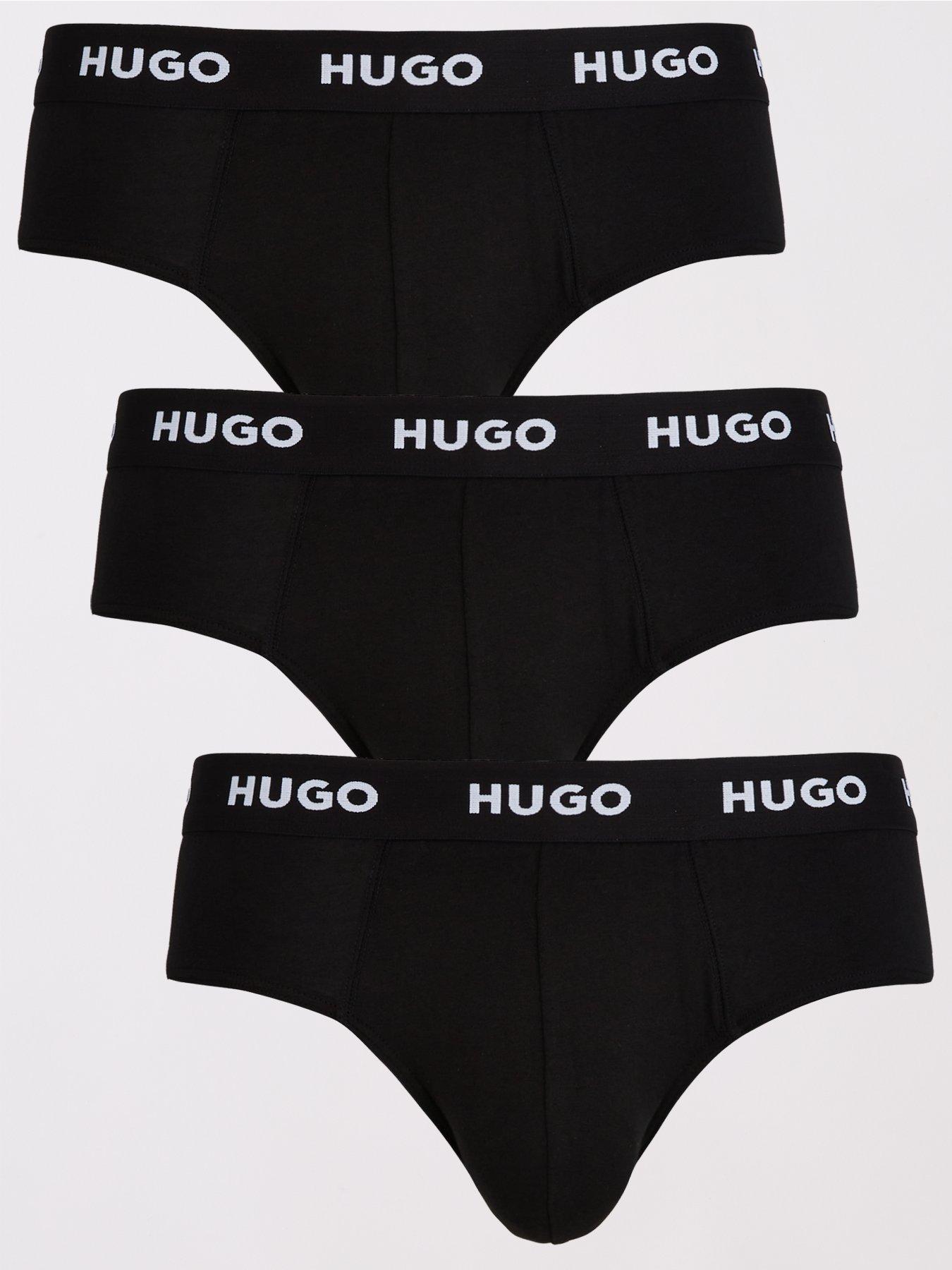 HUGO 3 Pack Briefs - Black