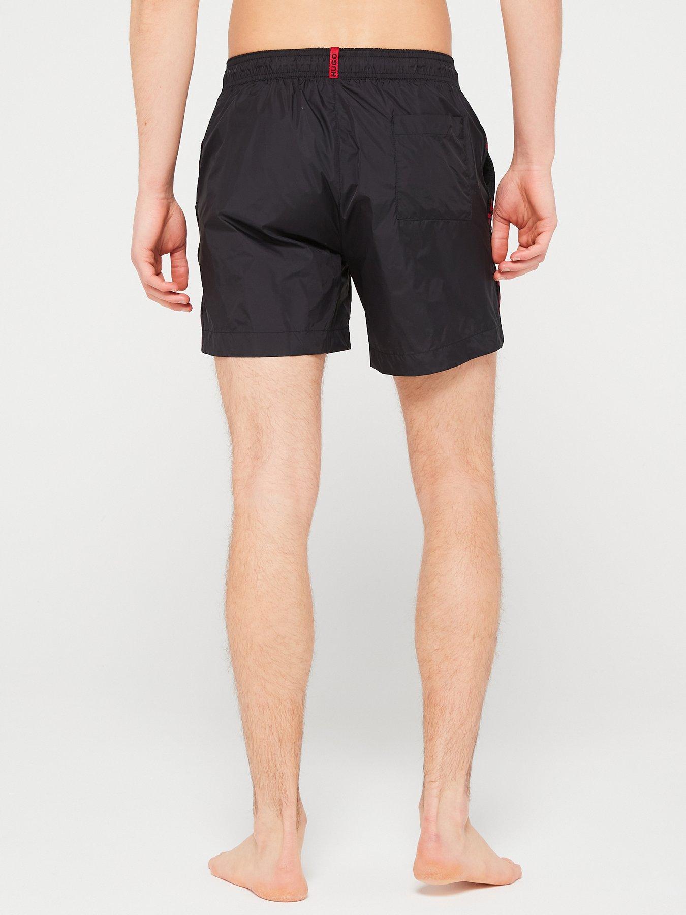 Image 2 of 4 of HUGO Fab Swim Shorts - Black