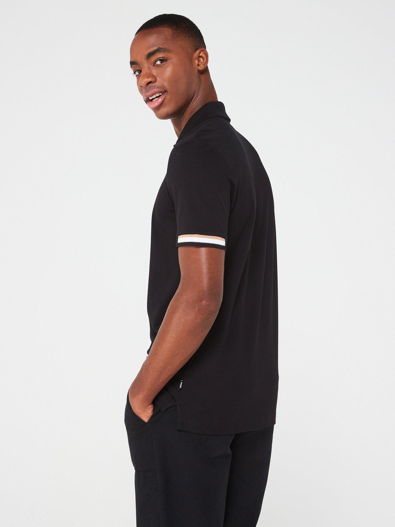 Image 2 of 4 of BOSS Parlay 147 Regular Fit Polo Shirt - Black