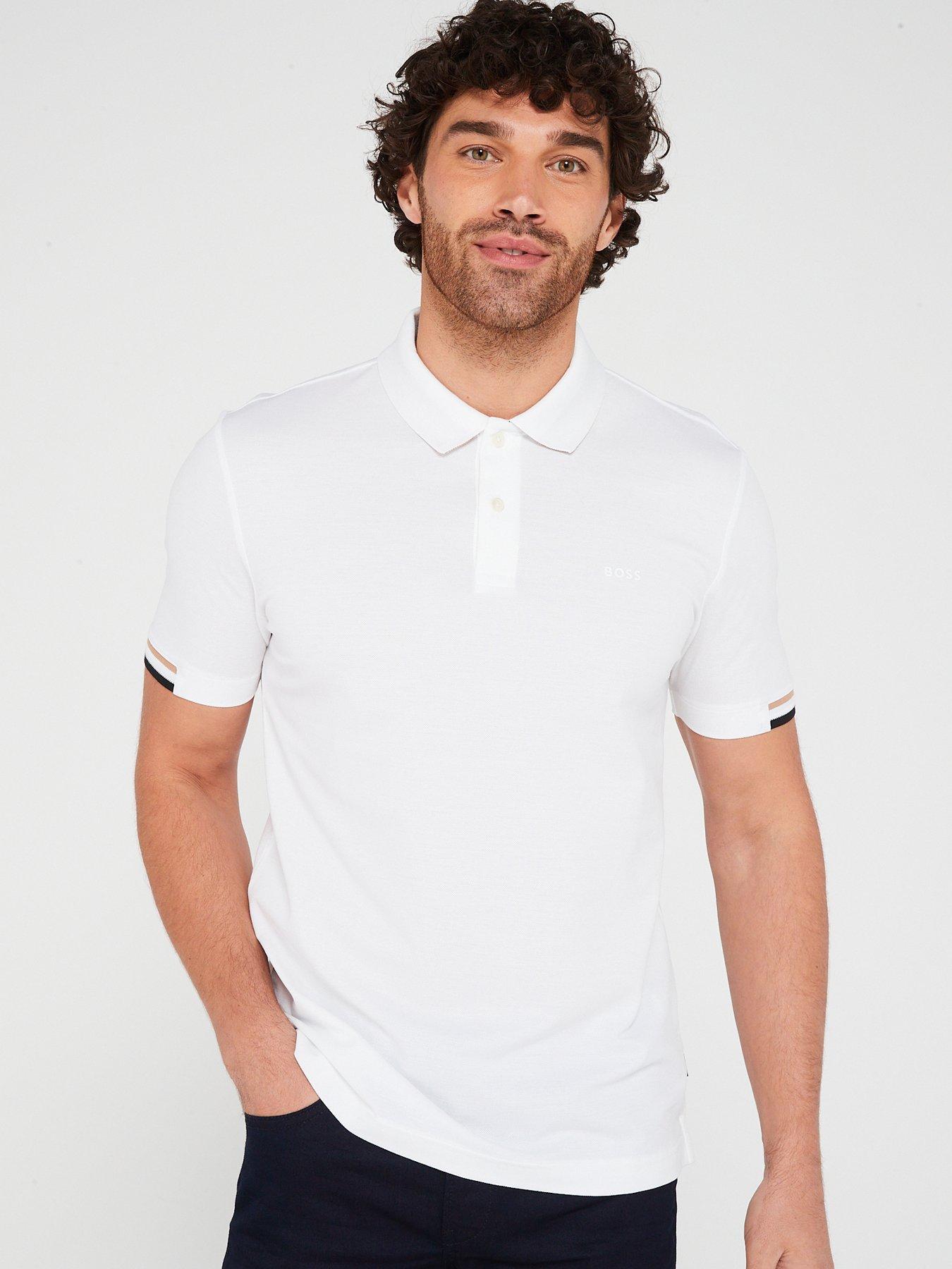 BOSS Parlay 147 Regular Fit Polo Shirt - White