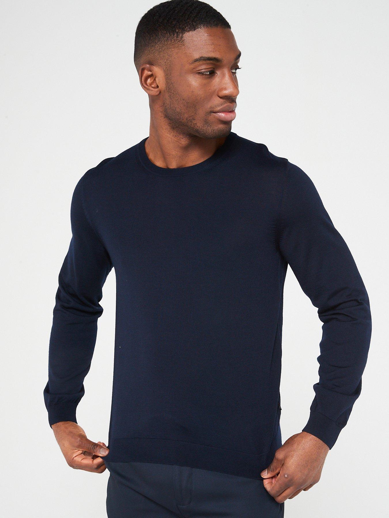 BOSS Leno-p Jumper - Navy