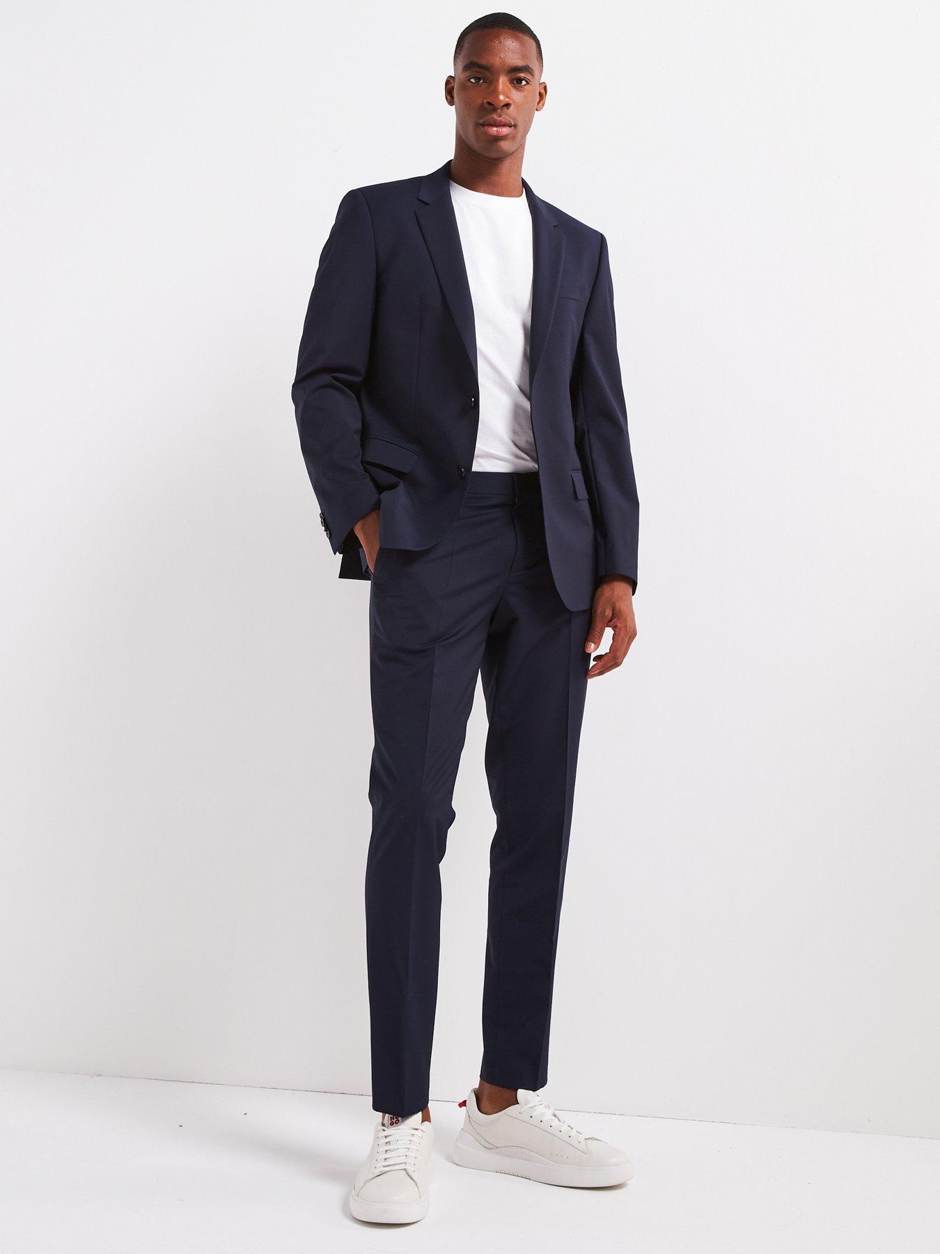 Image 3 of 4 of HUGO Getlin Formal Trousers - Dark Blue