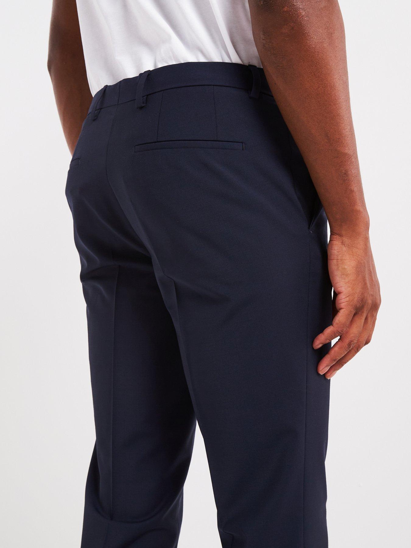 Image 4 of 4 of HUGO Getlin Formal Trousers - Dark Blue