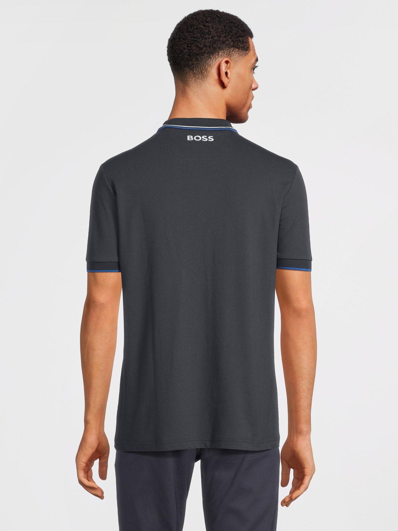 BOSS Paddy Pro Logo Regular Fit Polo Shirt - Dark Blue | Very