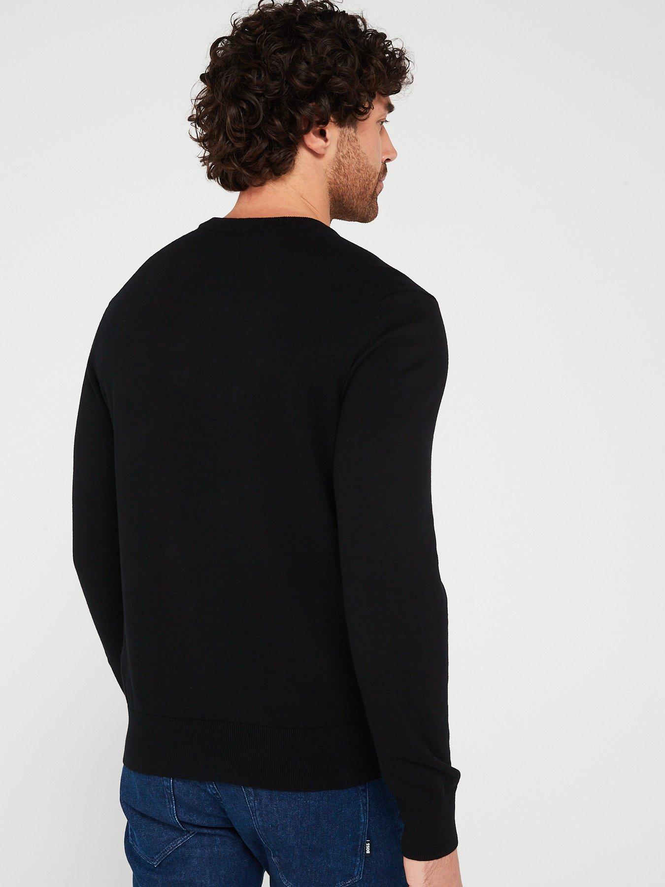 Image 2 of 4 of BOSS Kanovano Crew Neck Jumper - Black