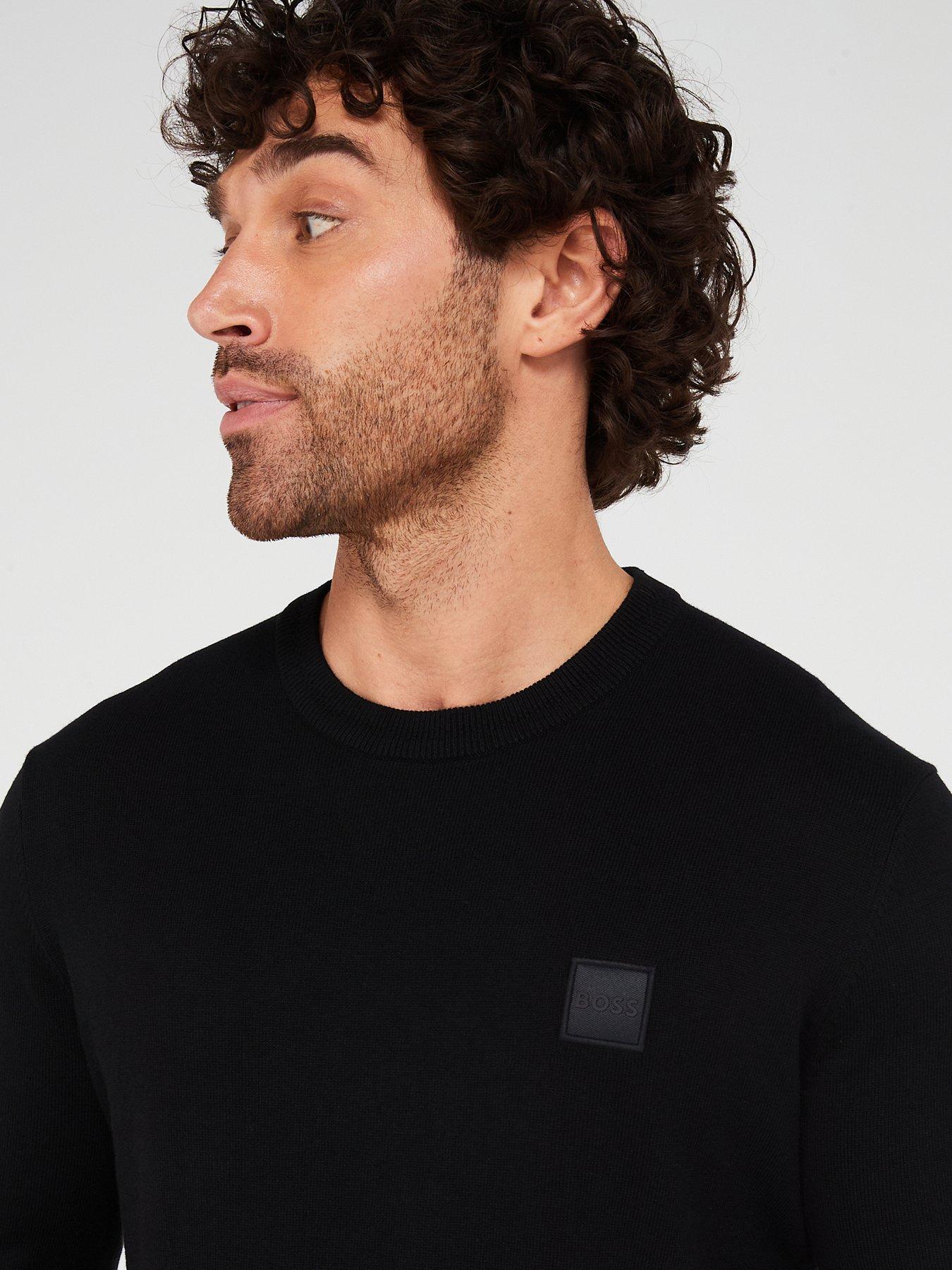 Image 4 of 4 of BOSS Kanovano Crew Neck Jumper - Black