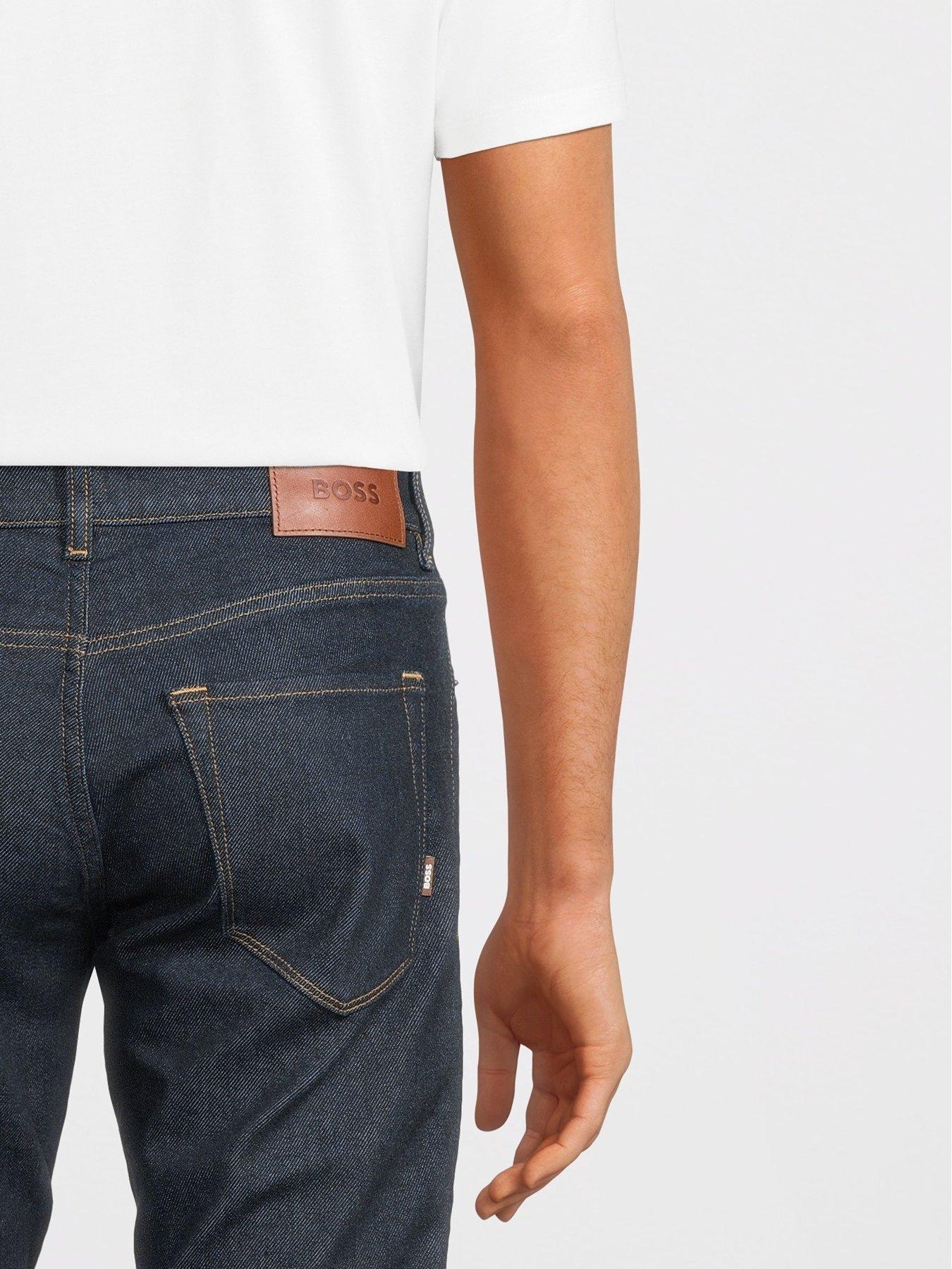 BOSS Maine Straight Fit Jeans Navy Very