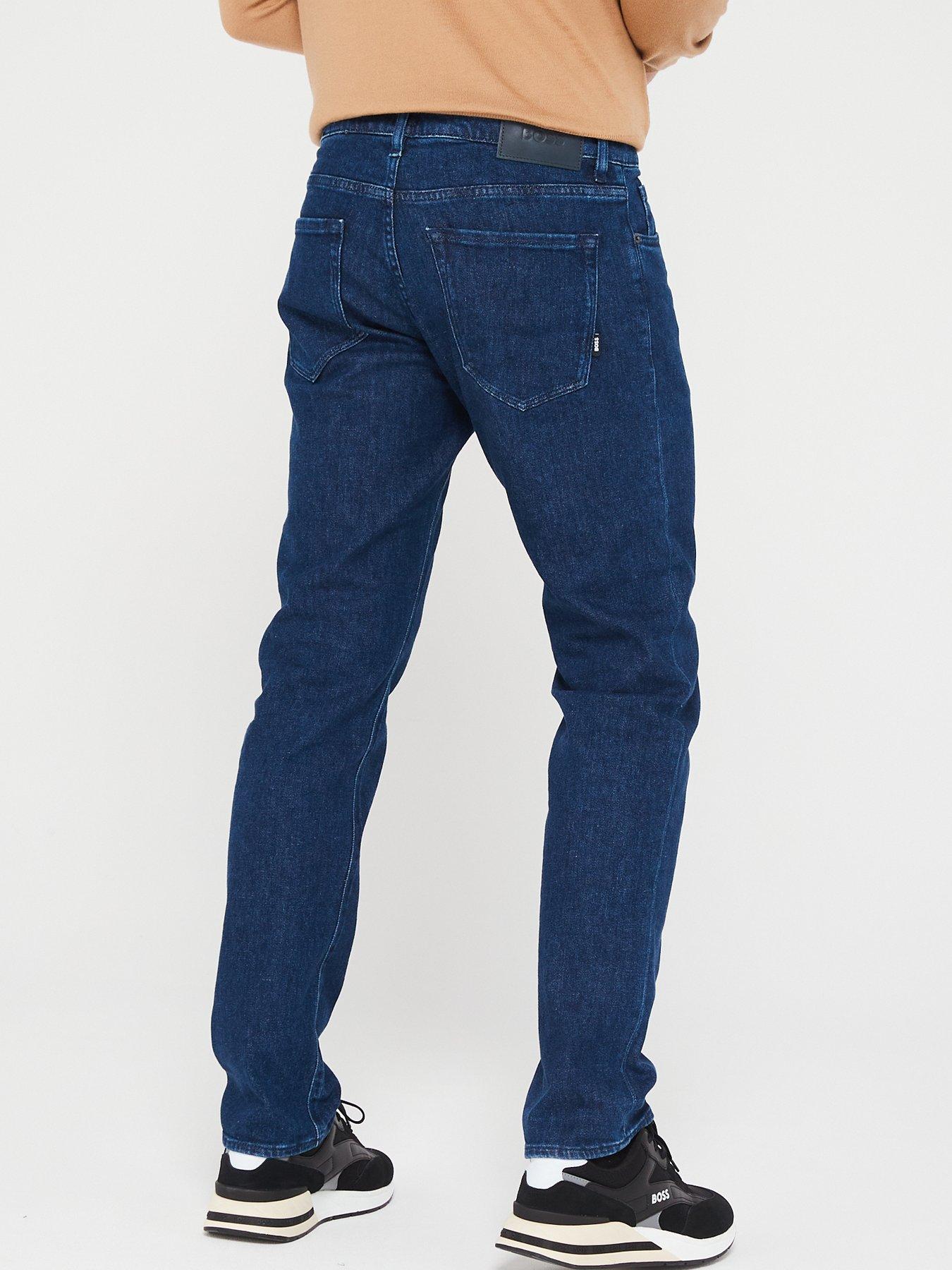 Boss jeans maine hot sale regular straight fit