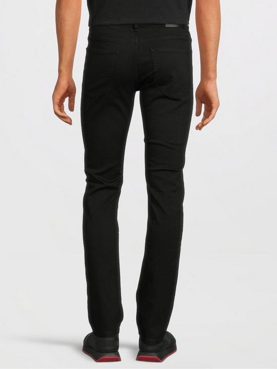 stillFront image of boss-delaware-slim-fit-jeans-black