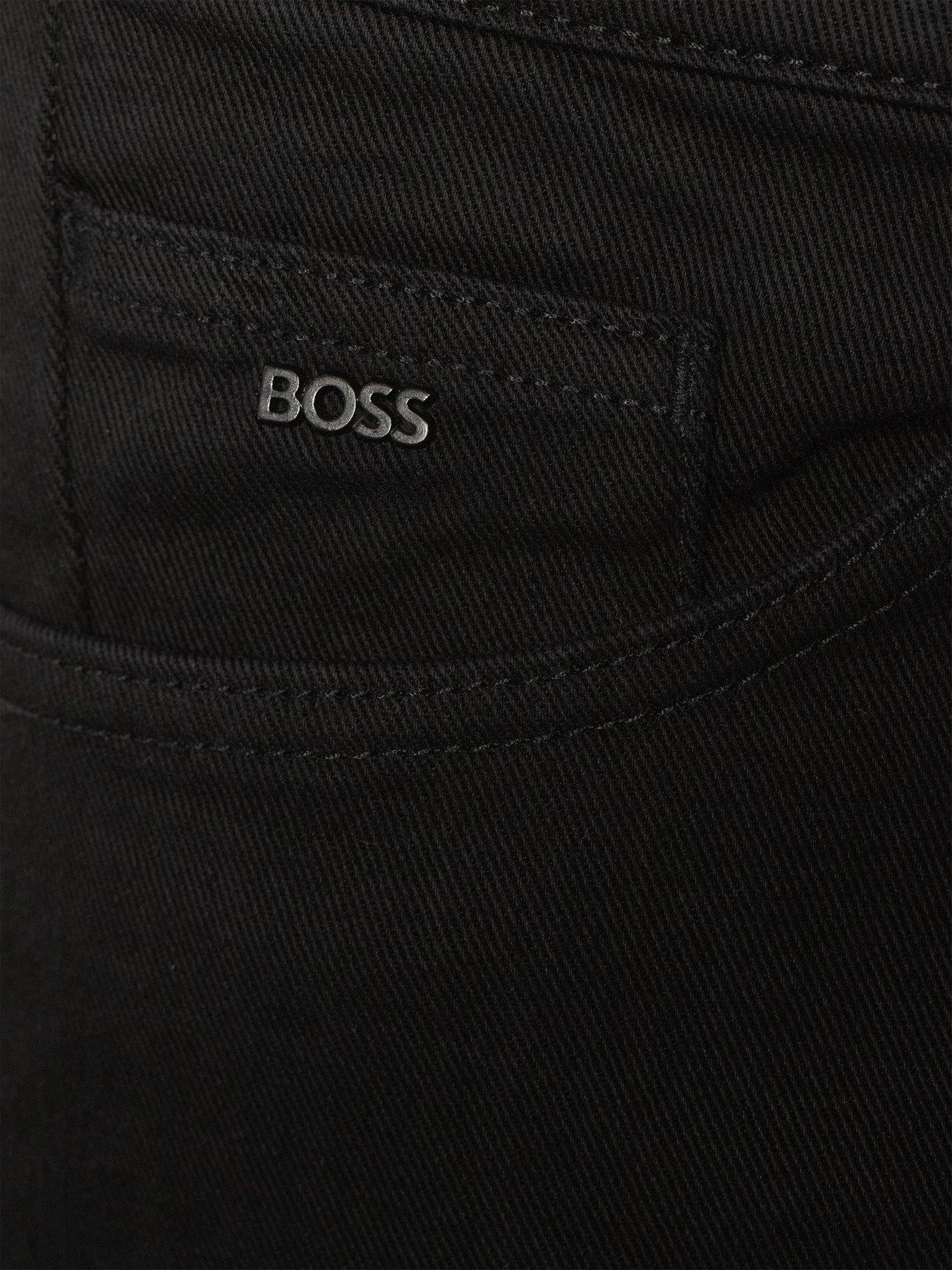 Image 4 of 5 of BOSS Delaware Slim Fit Jeans - Black