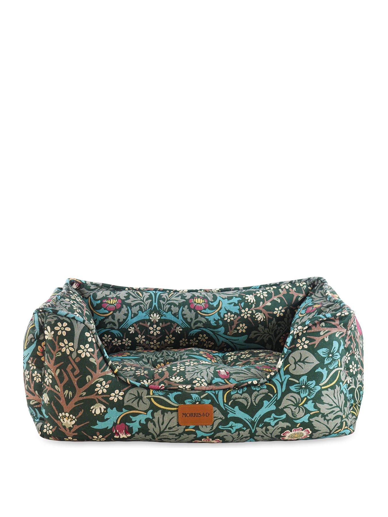 Image 2 of 6 of Morris & Co Blackthorn Print Square Bed M